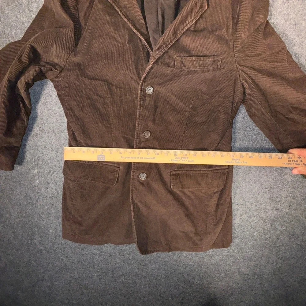 J Crew Corduroy Blazer Jacket Mens Sz M Brown 100%‎ Cotton Academia Preppy Y2K